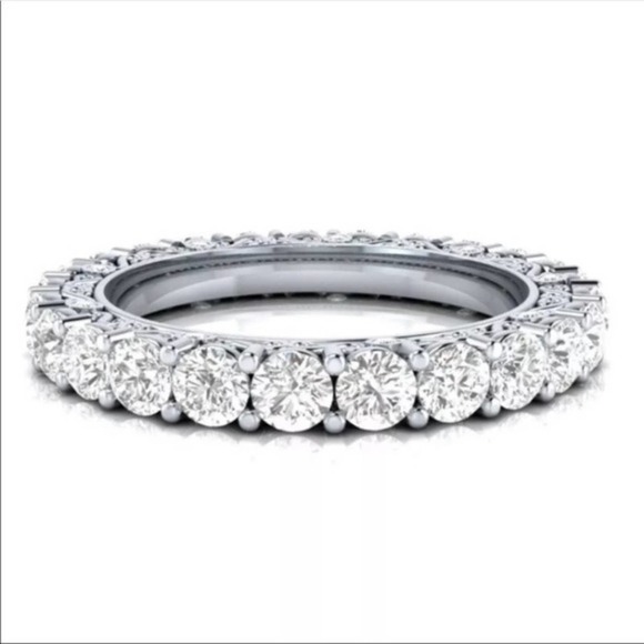 Sterling Silver Diamond Filigree Ring - Picture 4 of 16